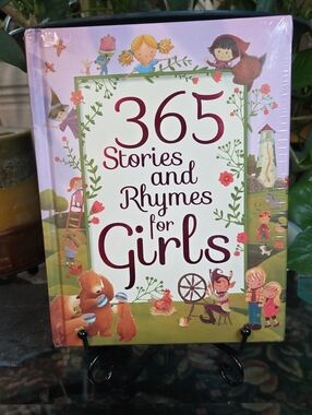 365 Stories and Rhymes for Girls - Hardcover Storybook... New Sealed